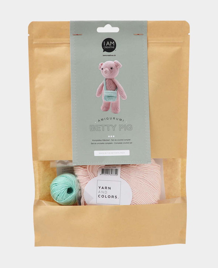 Arigumi / Häkelset Betty Pig, Schweinchen inkl. Anleitung