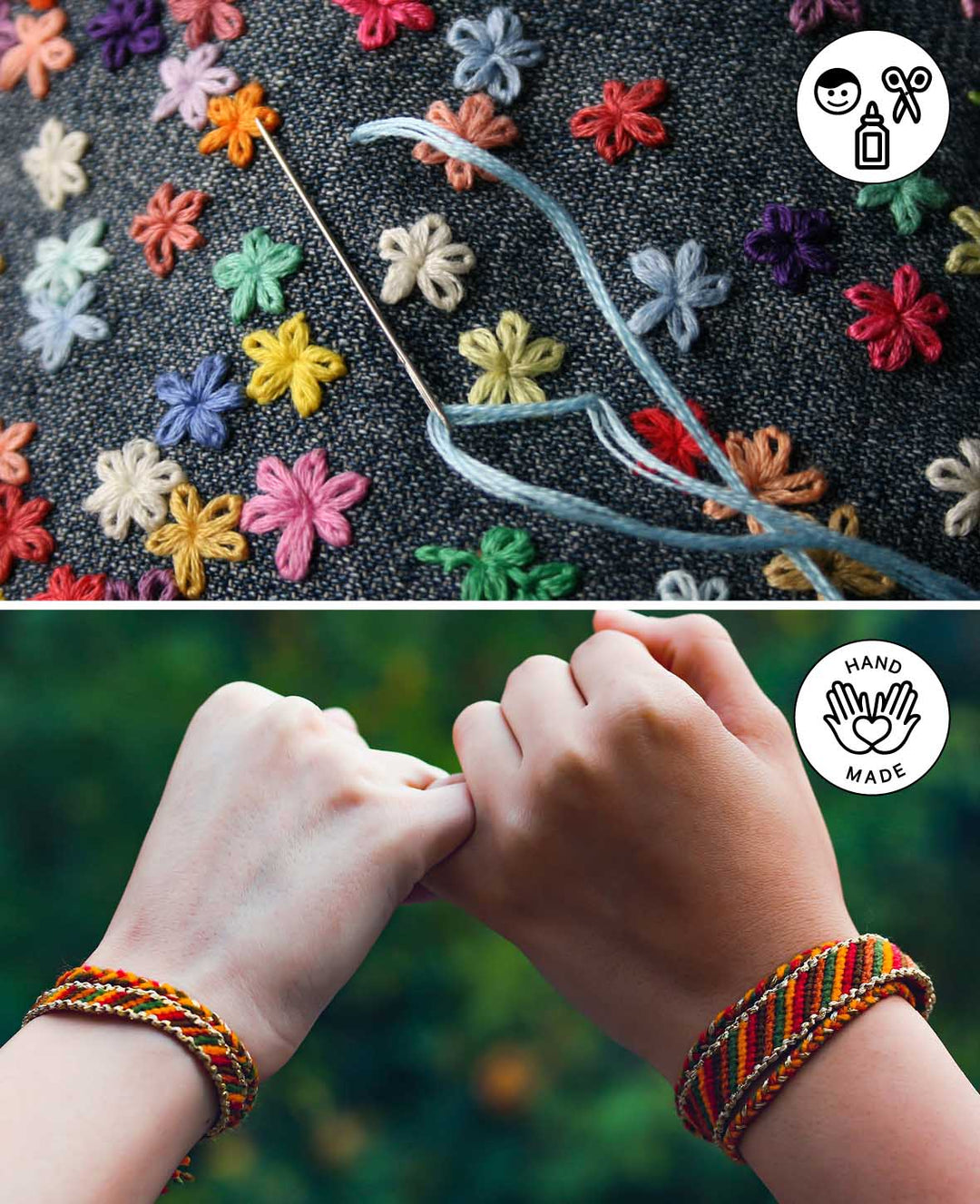 Fils à broder tons pastel, ø 1 mm x 8 m, fils à broder en polyester et coton pour la broderie, le crochet, le nouage, le tressage ou le bricolage, multicolore, 12 pièces