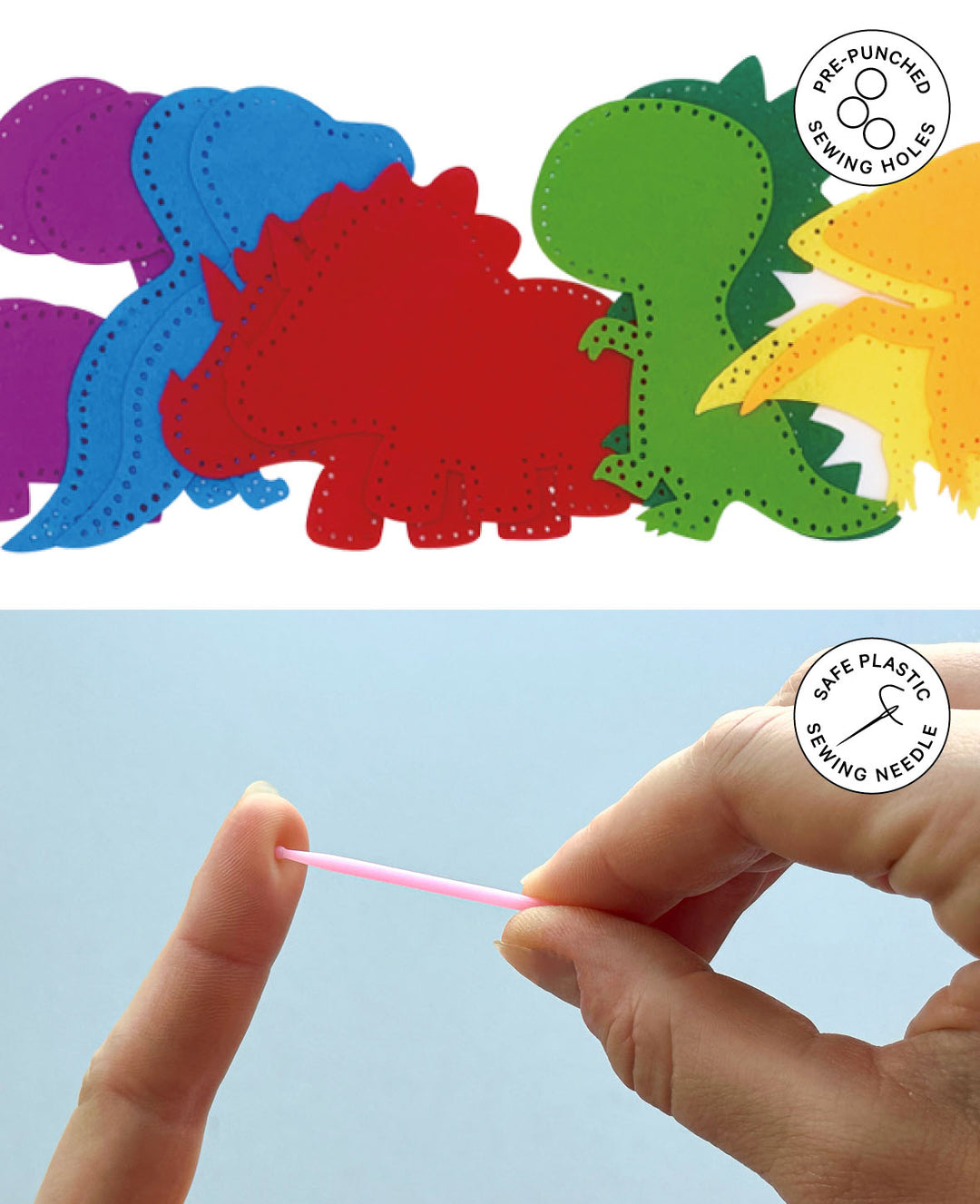 Filznähset Zauberwelt, Komplettset inkl. Zubehr &amp; Anleitung, Kinder ab 6 Jahren, Bunt, 72tlg.