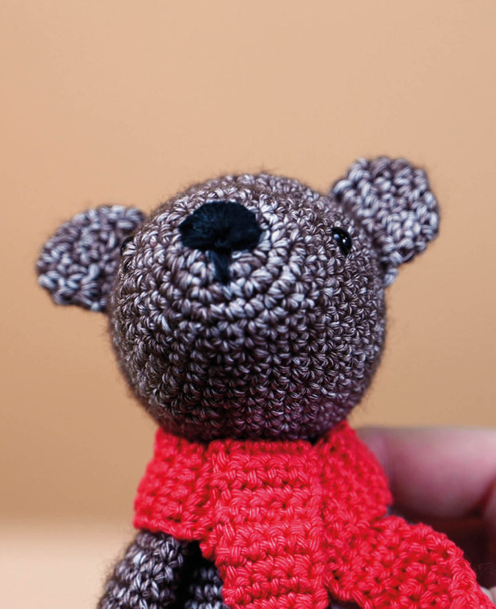 Amigurumi / Häkelset Vogel-Set, rot, inkl. Anleitung