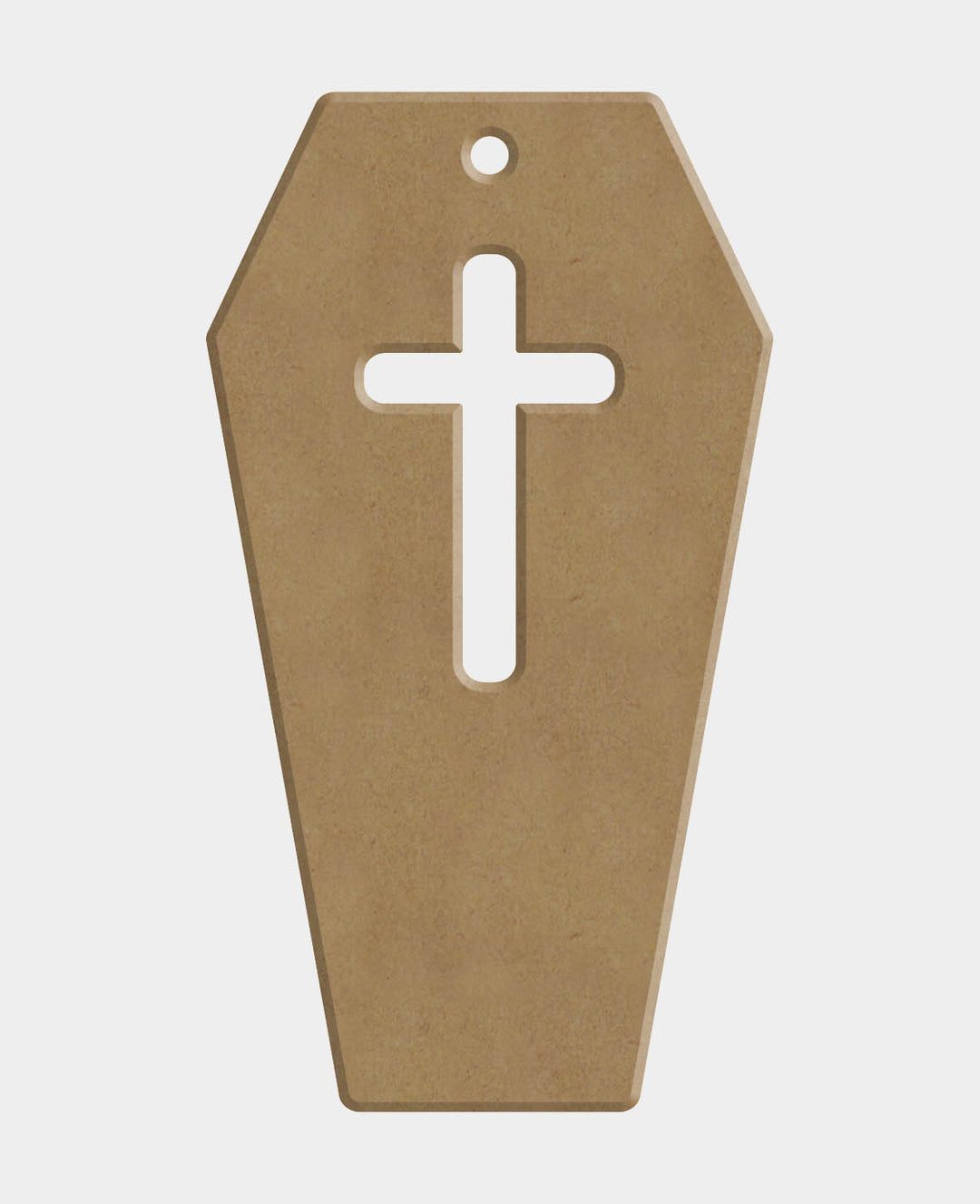 MDF-Deko Sarg, 6 x 0.6 x 11 cm, Braun, 1 Stk.