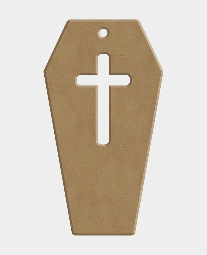 MDF-Deko Sarg, 6 x 0.6 x 11 cm, Braun, 1 Stk.