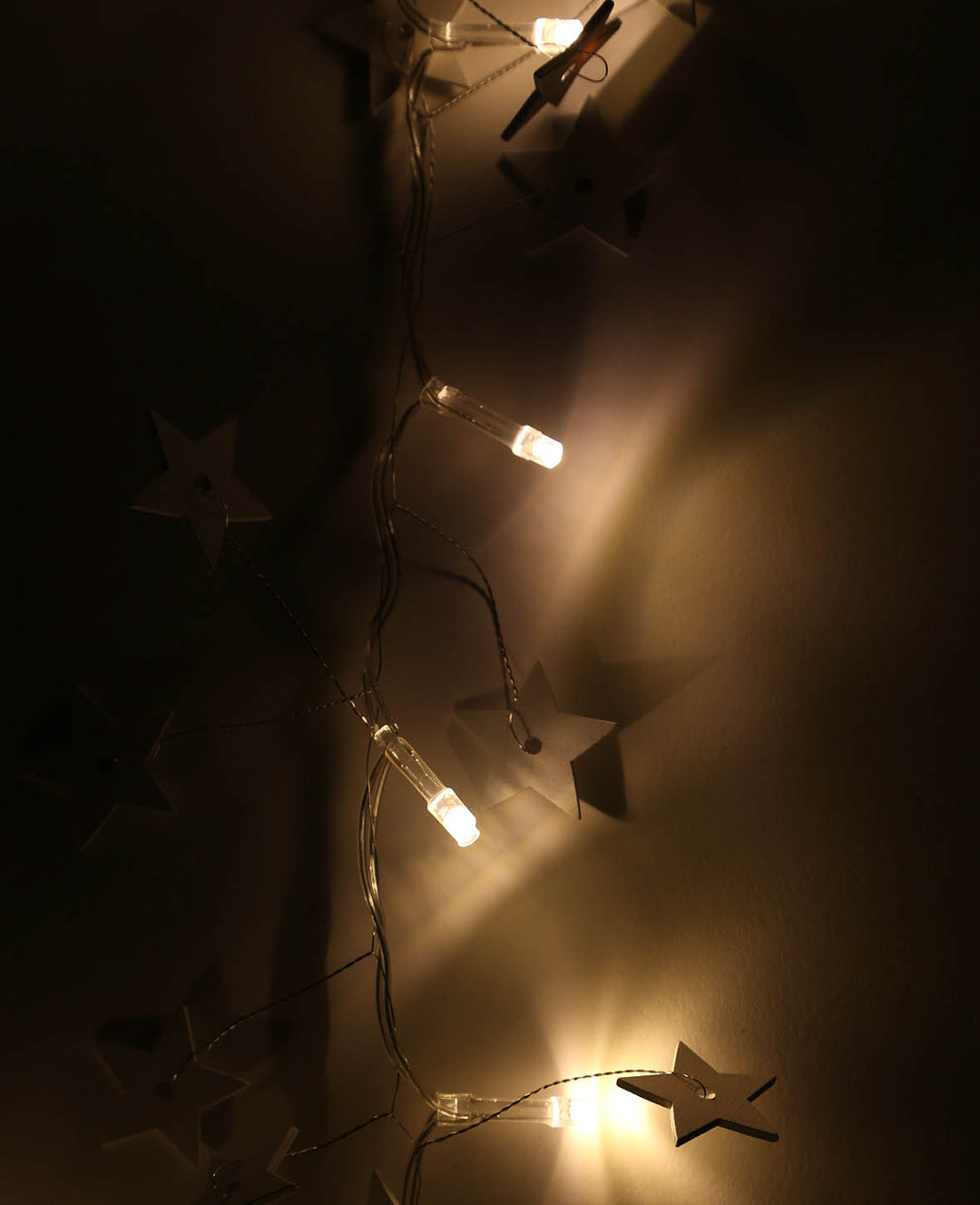 Lichterkette Sterne, 20 LED