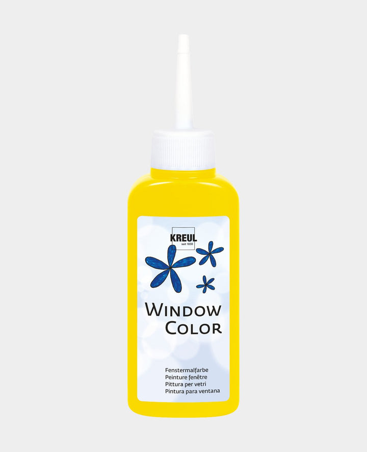 KREUL Window Color, jaune soleil, 80 ml