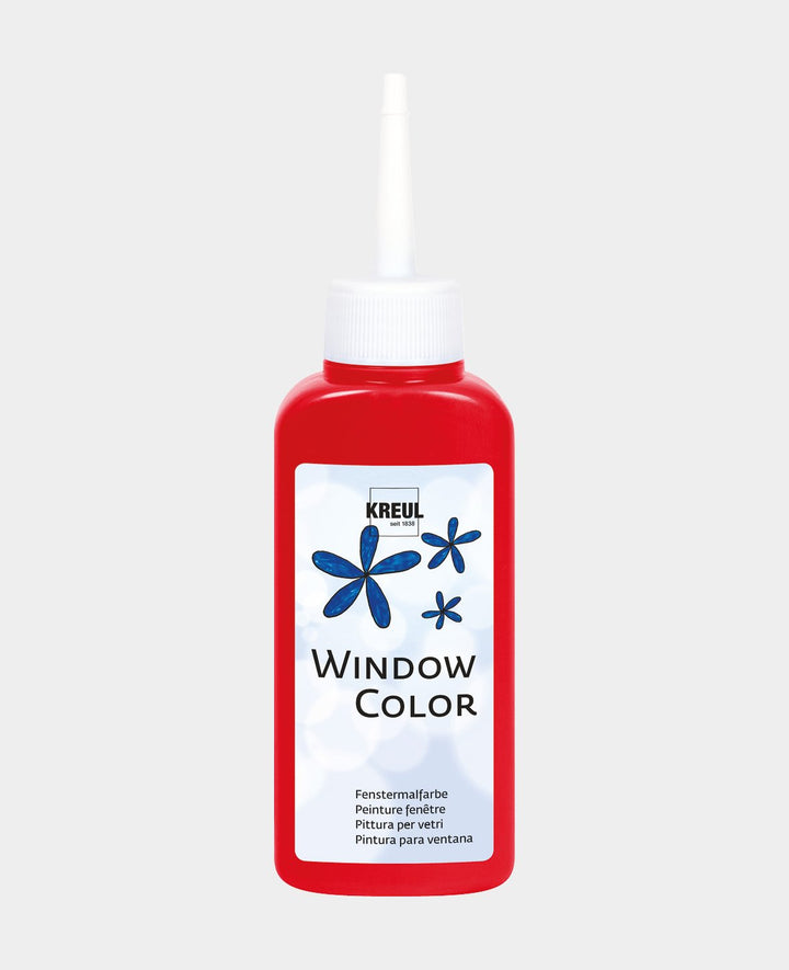 KREUL Window Color, Cherry Red, 80 ml