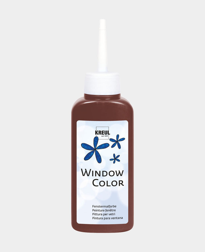 KREUL Window Color, Dunkelbraun, 80 ml