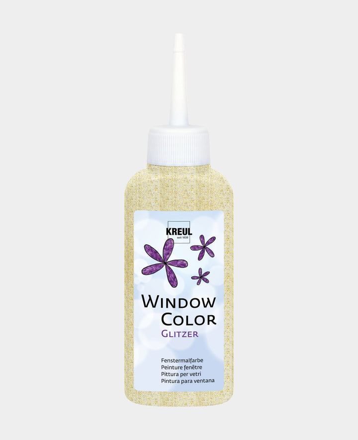 KREUL Window Color Pailleté, Or, 80 ml