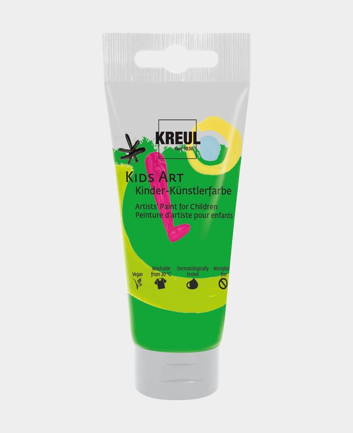 KREUL Kids Art Peinture enfant, vert permanent, 75 ml, 1 tube