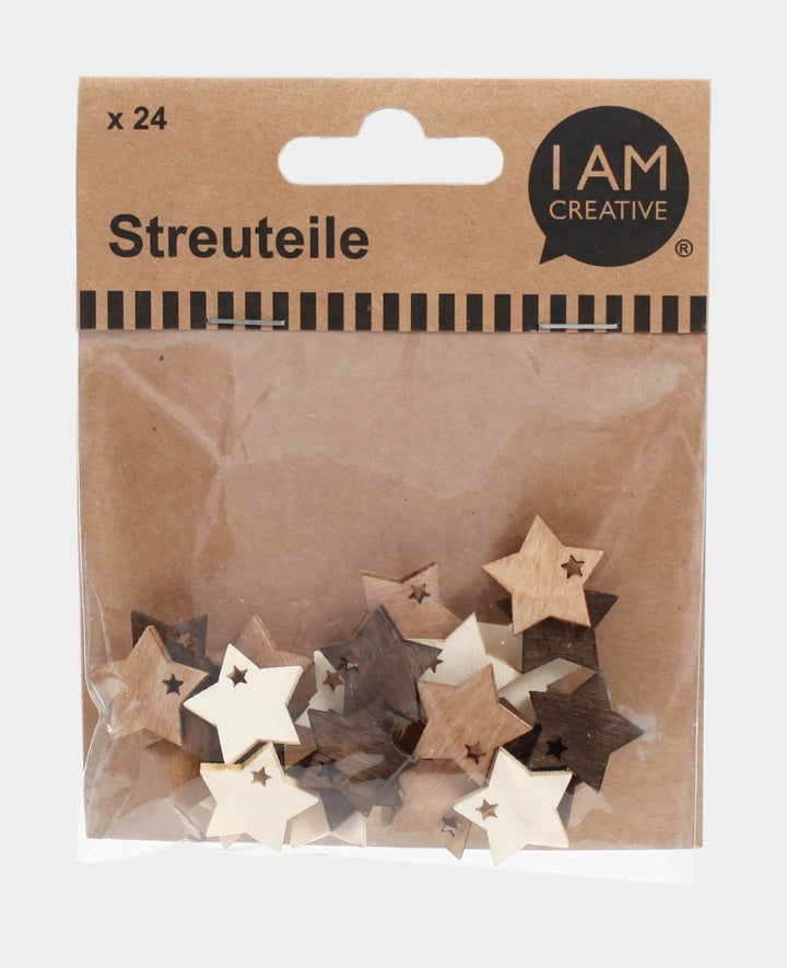Scattered Stars, brown, 24 pcs.