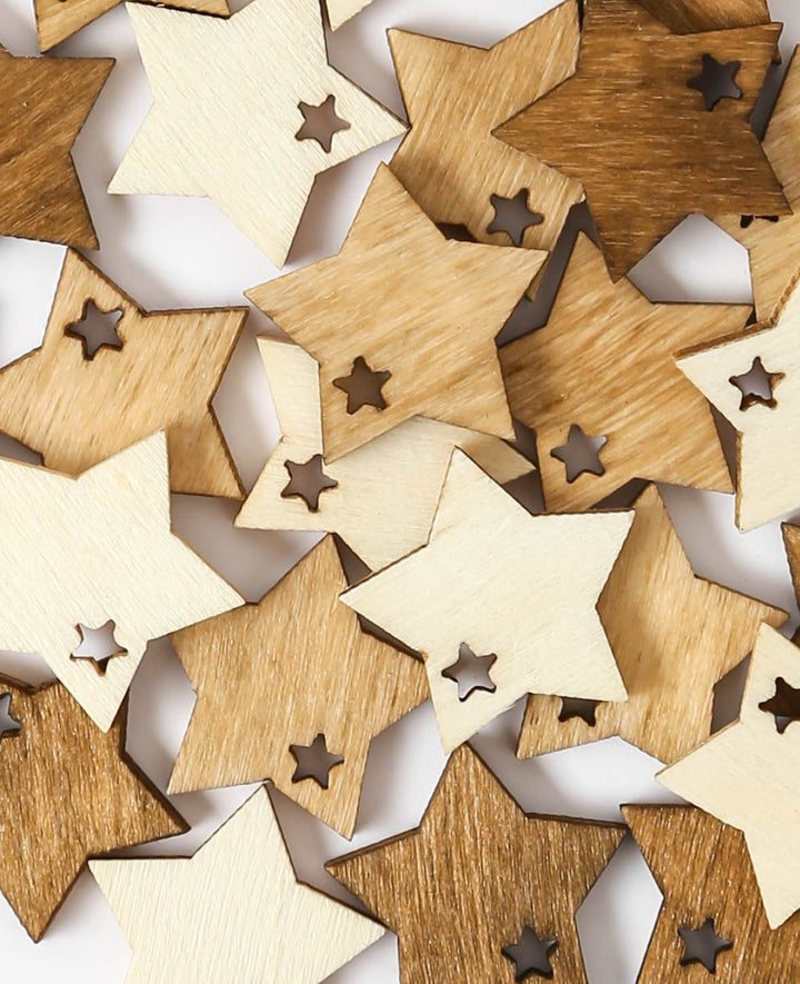 Scattered Stars, brown, 24 pcs.