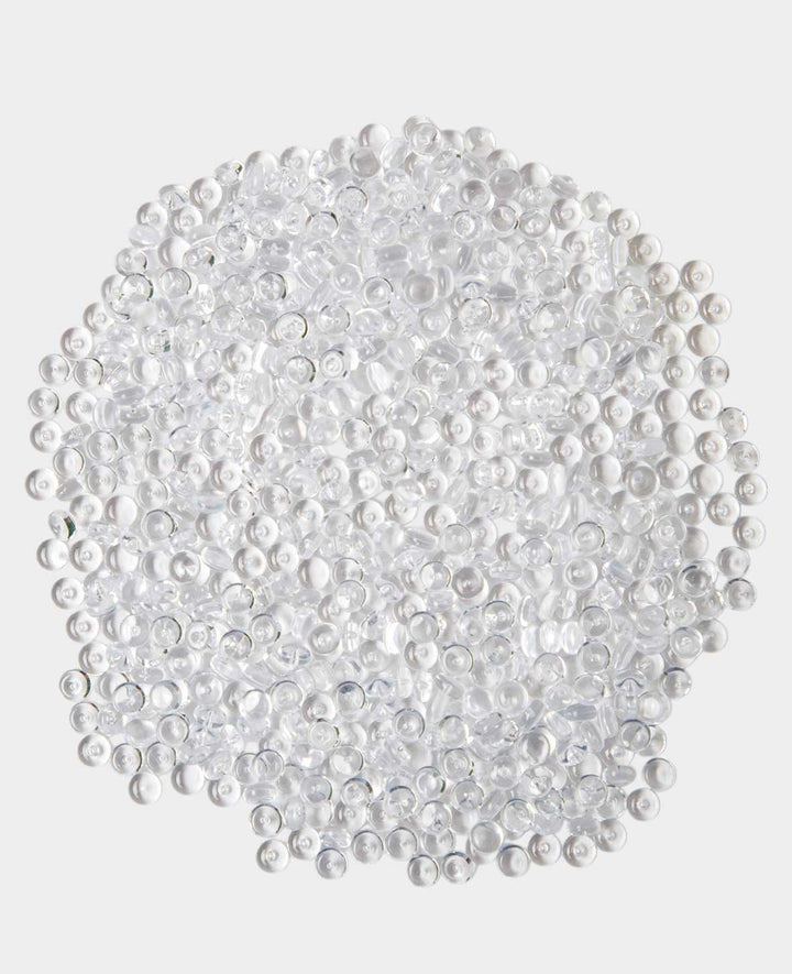 Decorative Beads – Hemisphere, Clear, 50 g, Plastic