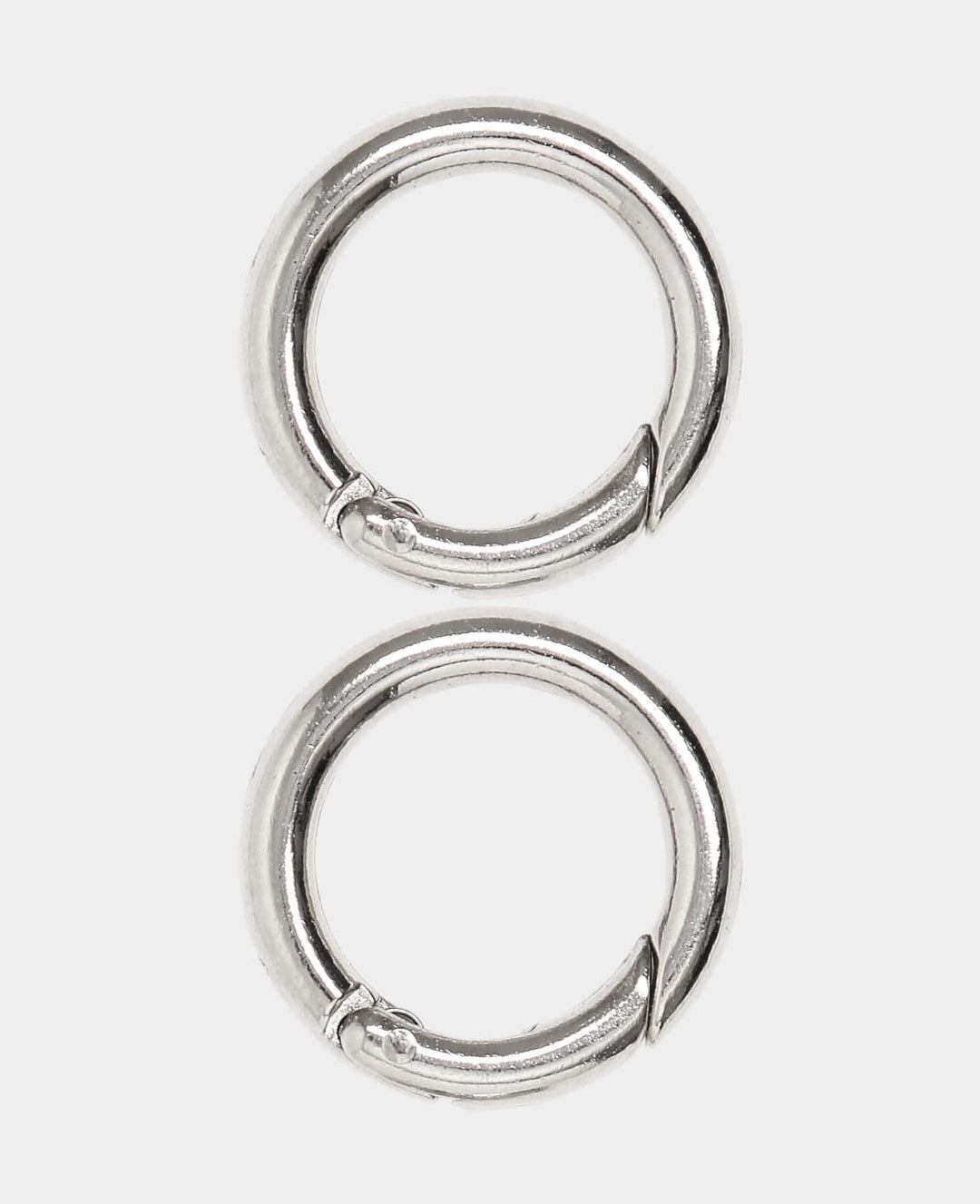Anneaux brisés, argent, ø 37 x 5 mm, 2 pces