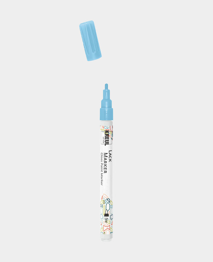 KREUL Lacquer Paint Marker fine Light Blue 1-2 mm