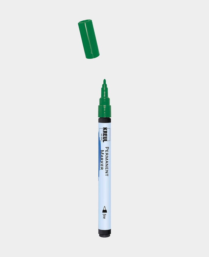 KREUL Permanent Marker fine, green, line width approx. 1-2 mm