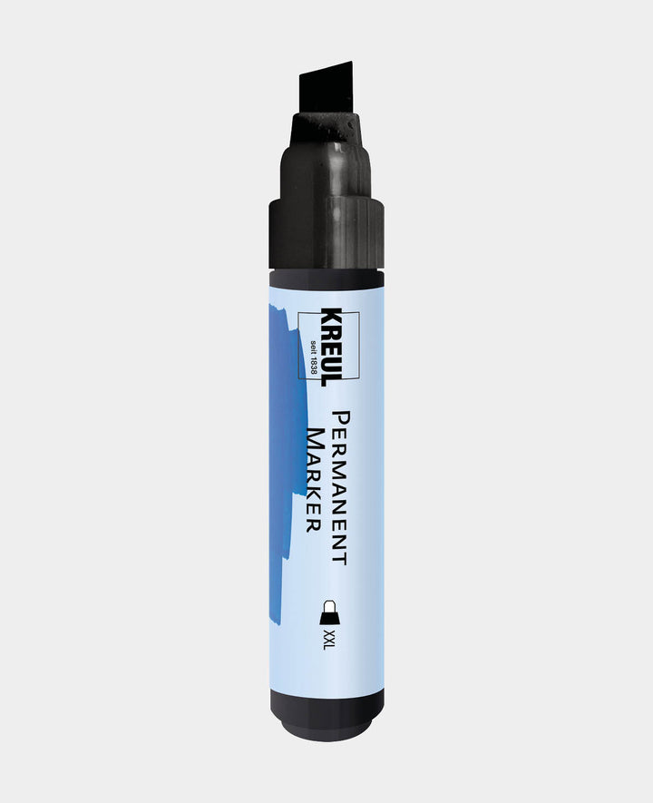 KREUL Permanentmarker XXL, Schwarz, Strichstärke ca. 4-12 mm