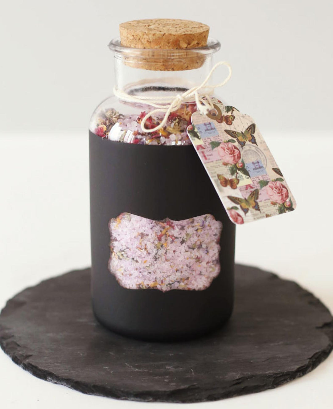 Mini bouteilles avec bouchon en liège, ø 2 x 5 cm &amp; ø 2 x 7 cm, Transparent, 4 pcs