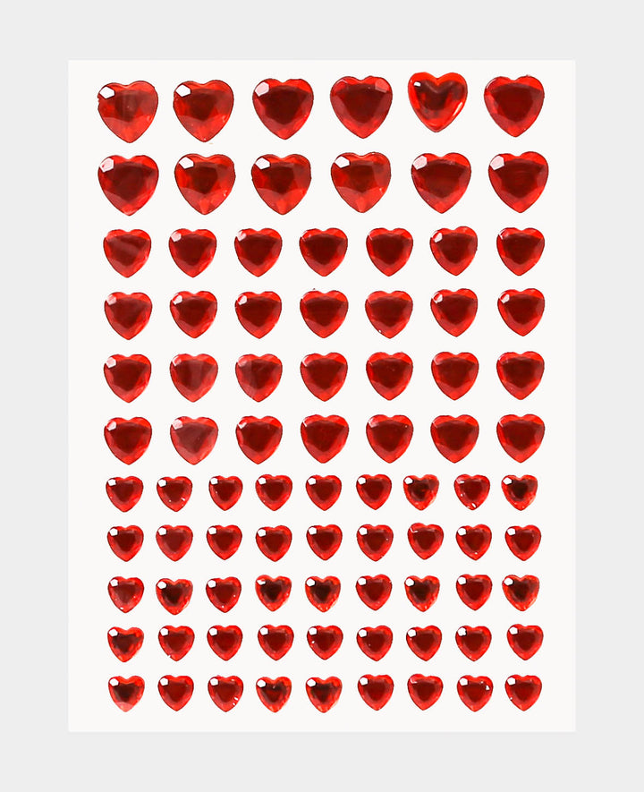 <p>Crystal Sticker Herz, Rot, ca. ø 6-10 mm, 58 Stk.</p>