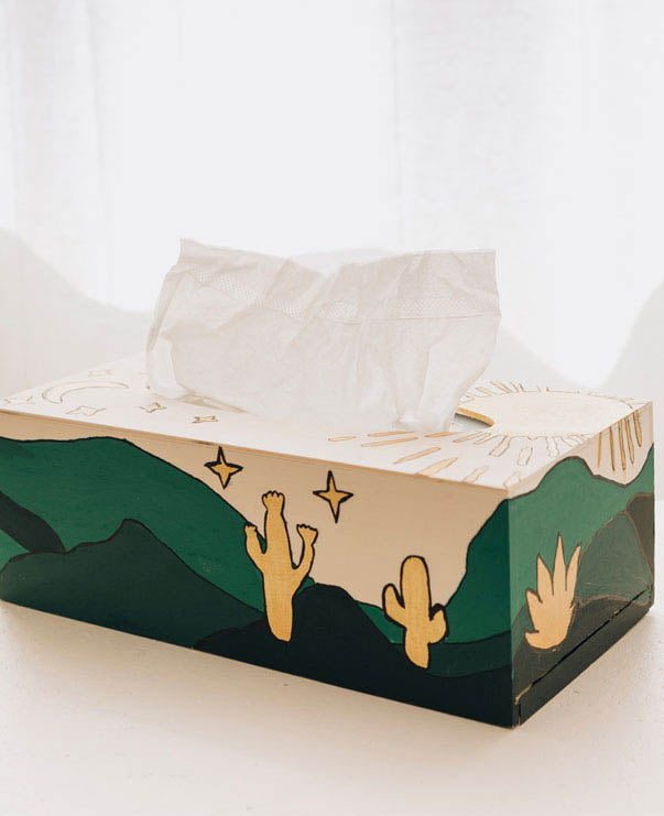 Cosmetic box rectangular, 13.2 x 25 x 9 cm, 1 pc.