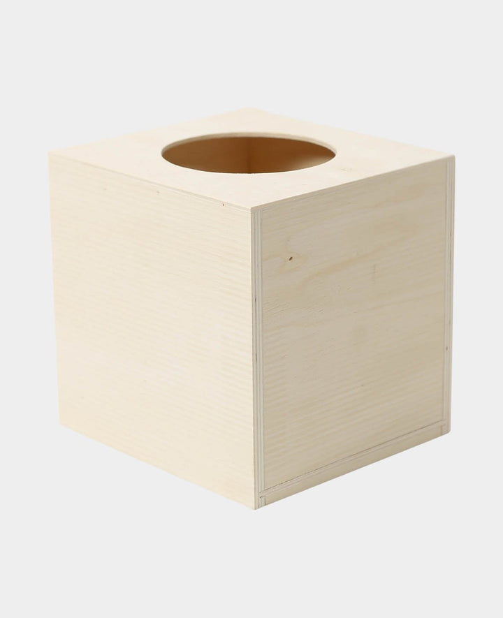 Cosmetic Box, square, natural, 15 × 15 × 14.5 cm, 1 pc.