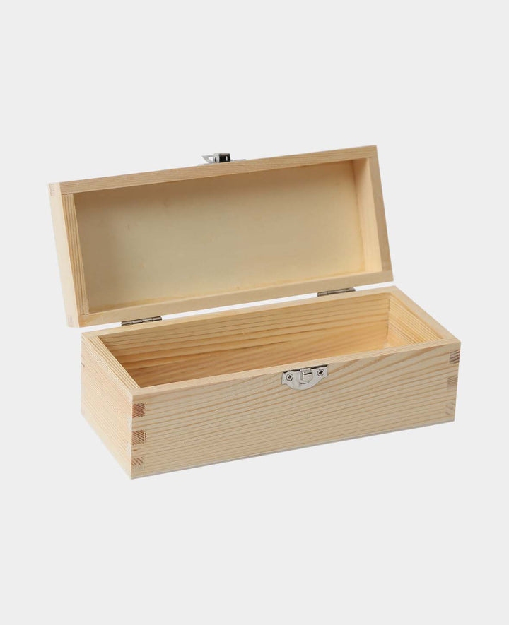 Boîte en bois, Marron, 20 x 8.5 x 7.3 cm