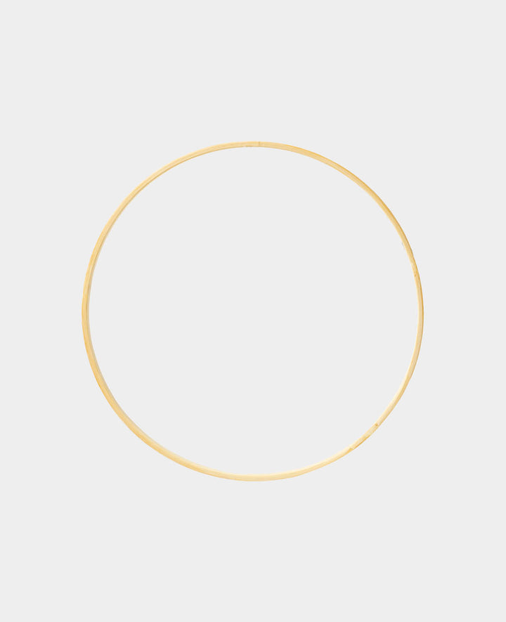 Bamboo ring, natural, approx. ø 22.5 x 1 cm, 1 pc.