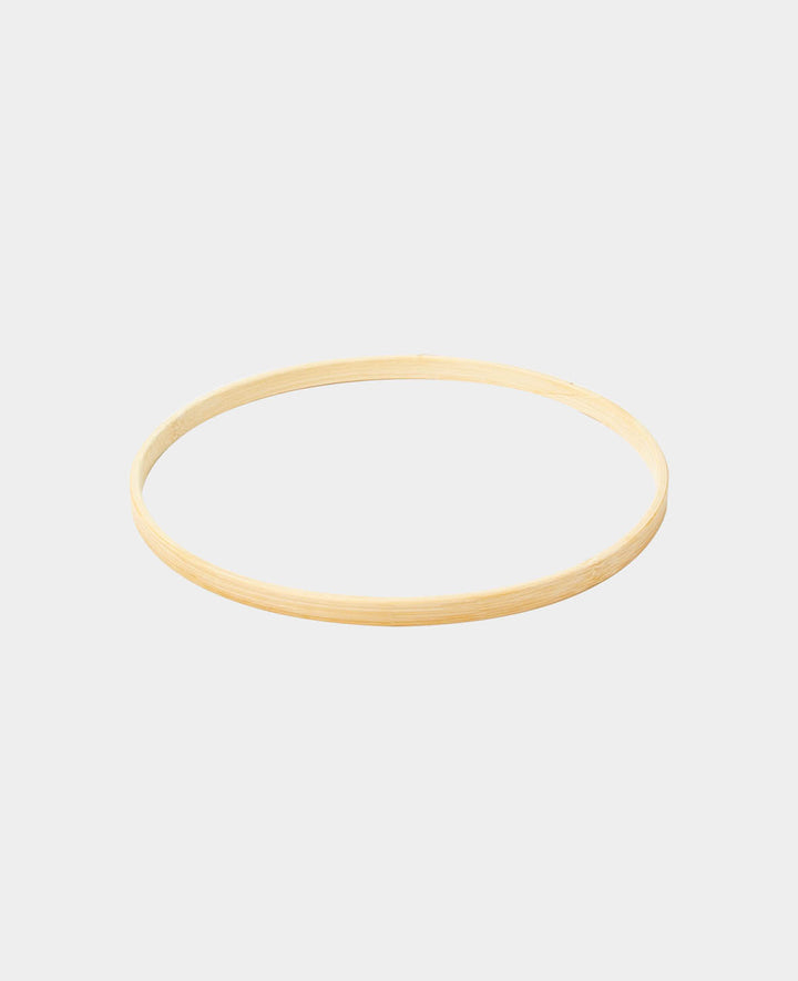 Bamboo ring, natural, approx. ø 22.5 x 1 cm, 1 pc.