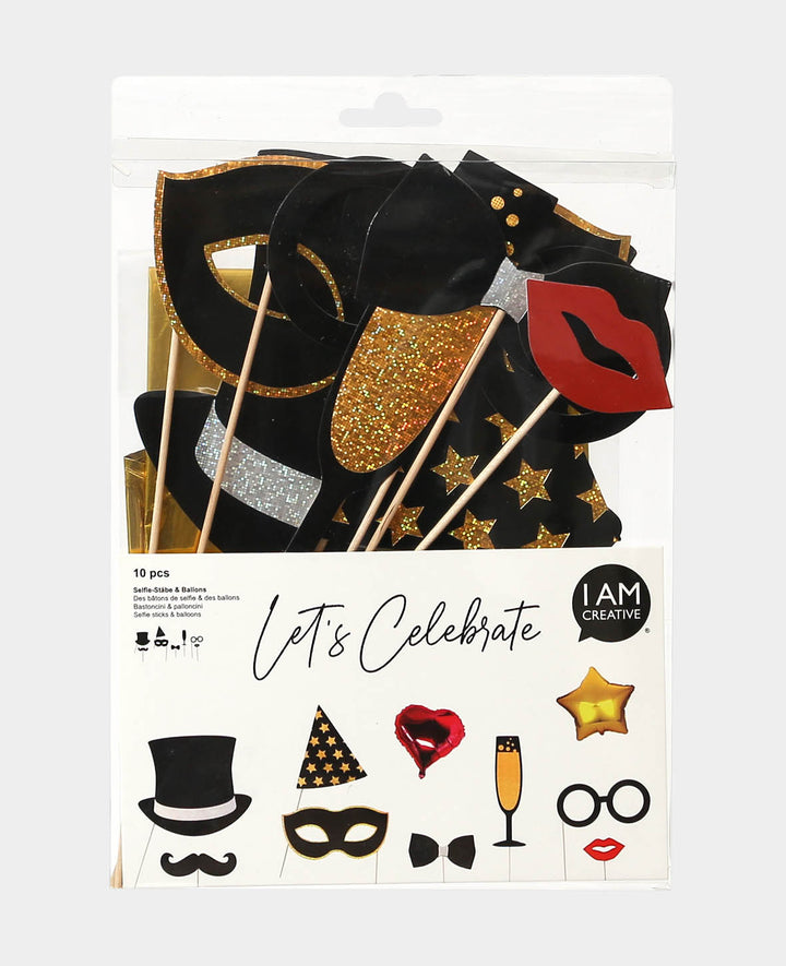 Kit de selfies de fête, kit d&