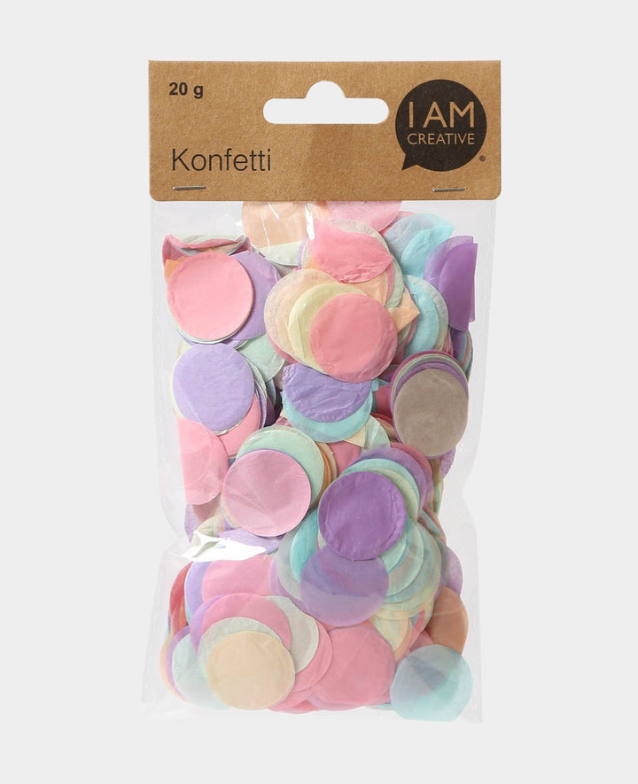 Konfetti, pastellmix, 20 g