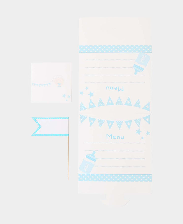 Baby Menu Card Set, Boy