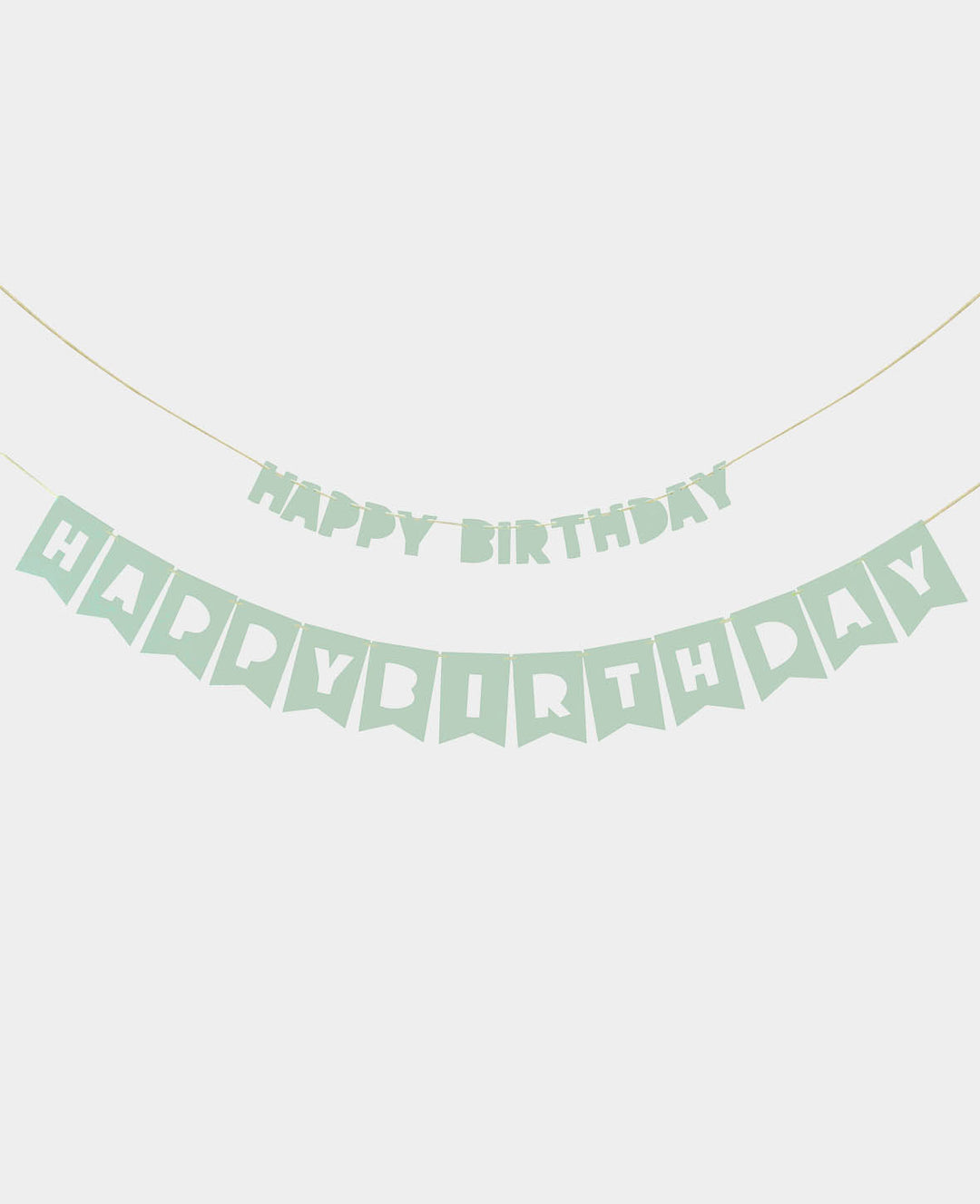 Girlande Birthday mint 230 cm, 2 Stk.