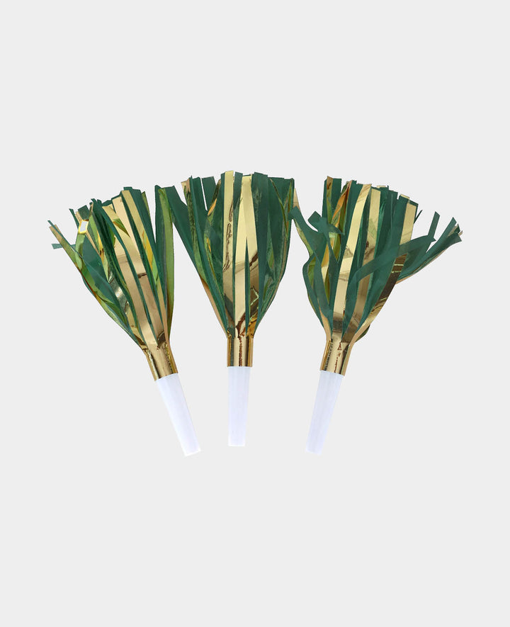 Célébrons les sans-gênes à franges menthe et or, 16,5 cm, 5 pièces