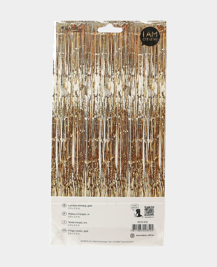 Tinsel Curtain Gold, 0.9 x 2.4 m