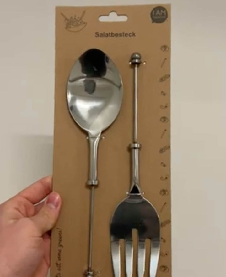 Salatbesteck 2er Set FIMO Zubehör, 27 cm, 30 cm