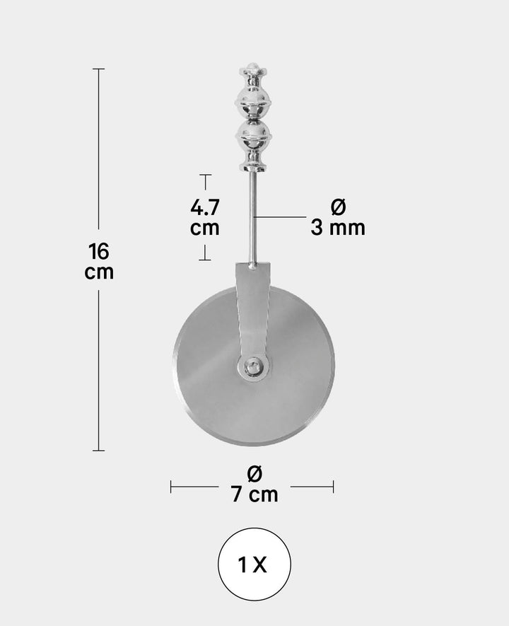 Pizzaschneider FIMO Zubehör, 16 cm x Ø 7 cm, 1 Stk.