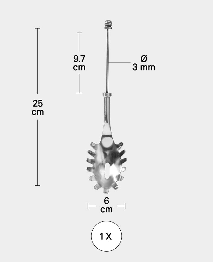 Spaghetti Spoon FIMO Accessory, 25 cm