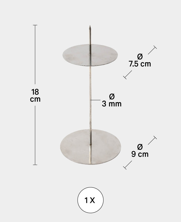 Candlestick, metal