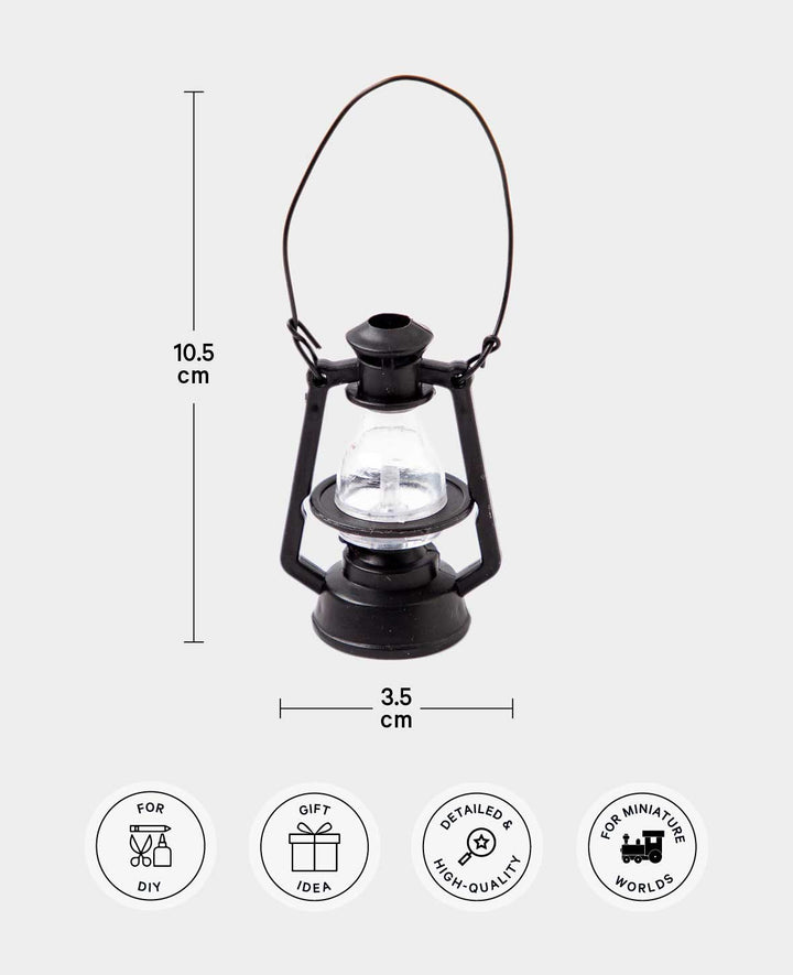 Miniature Lantern - For crafting &amp; playing, 7.3 cm, 1 pc.