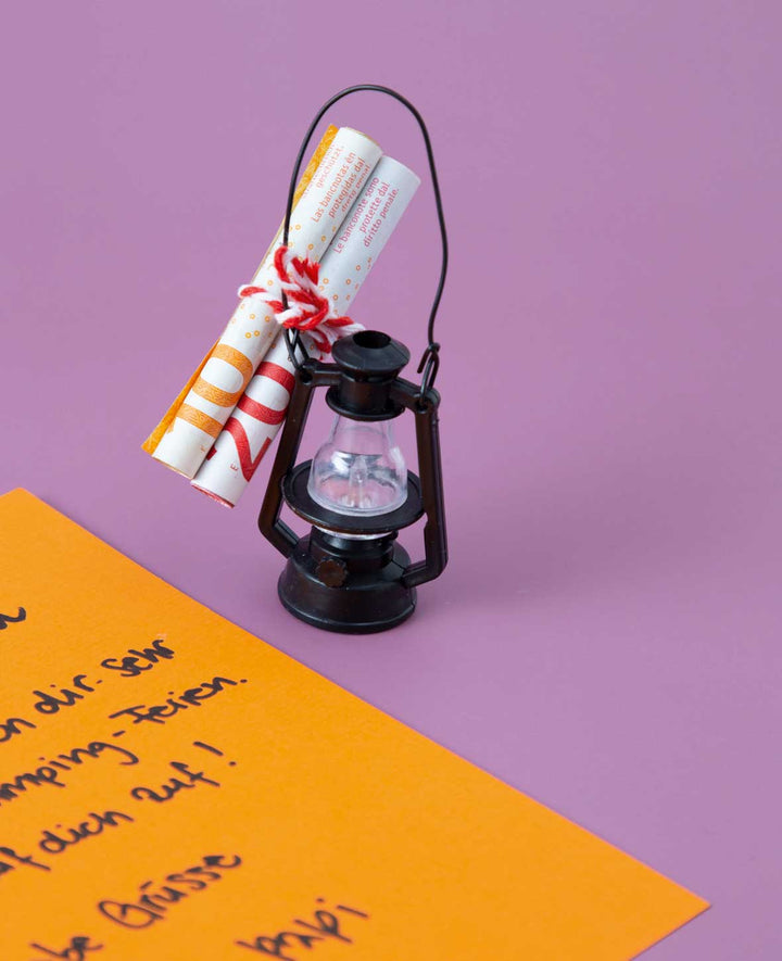 Miniature Lantern - For crafting &amp; playing, 7.3 cm, 1 pc.