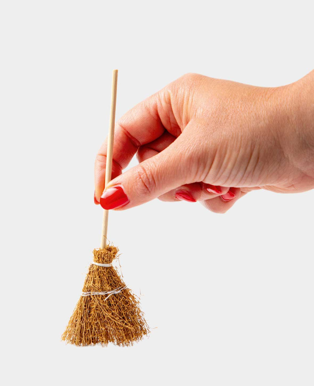 Miniatur Holzbesen – Zum Basteln &amp; Spielen, 15 cm, 1 Stk.