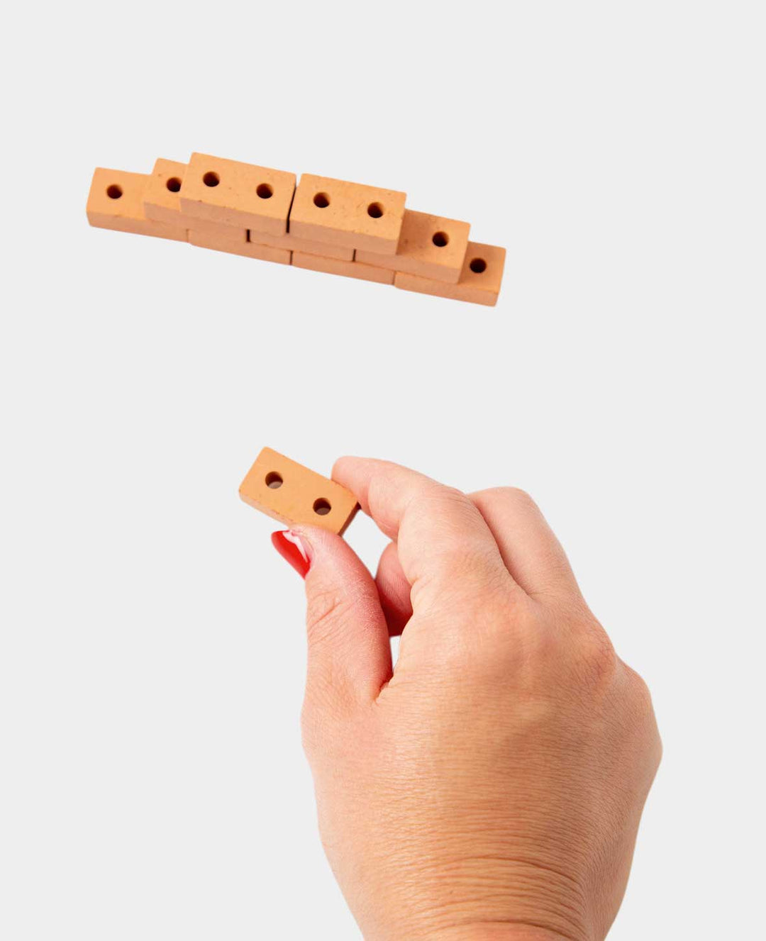 Miniature Bricks – For Crafting &amp; Playing, 2.7 cm, 10 pcs.