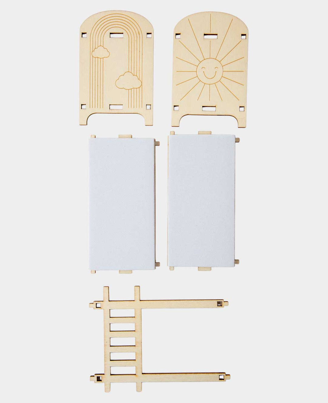 Lit Miniature – Meuble de Maison de Poupée, 10.6x8.8x5.6 cm
