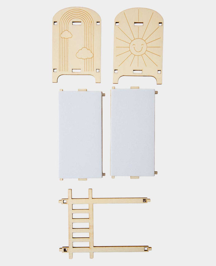 Lit Miniature – Meuble de Maison de Poupée, 10.6x8.8x5.6 cm