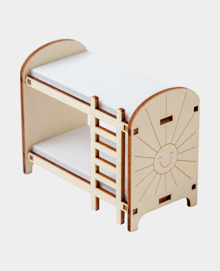Lit Miniature – Meuble de Maison de Poupée, 10.6x8.8x5.6 cm