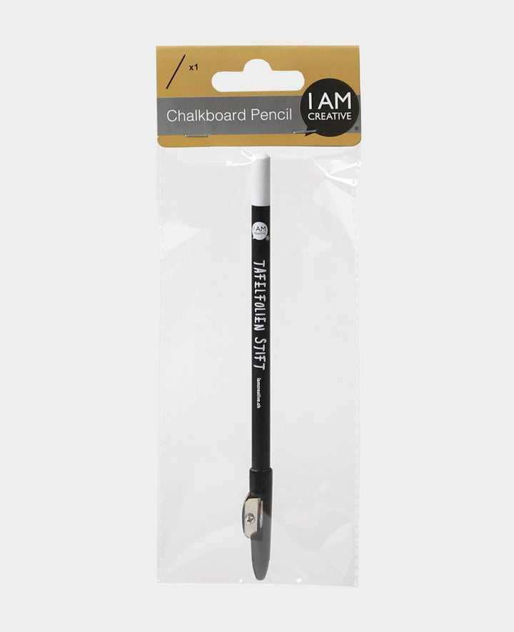 Tafelfolien Stift, Marker mit weisser Kreidearbe zum Beschriften von Blackboard- und Wandtafelfolien, ø 5 mm, inkl. Spitzer