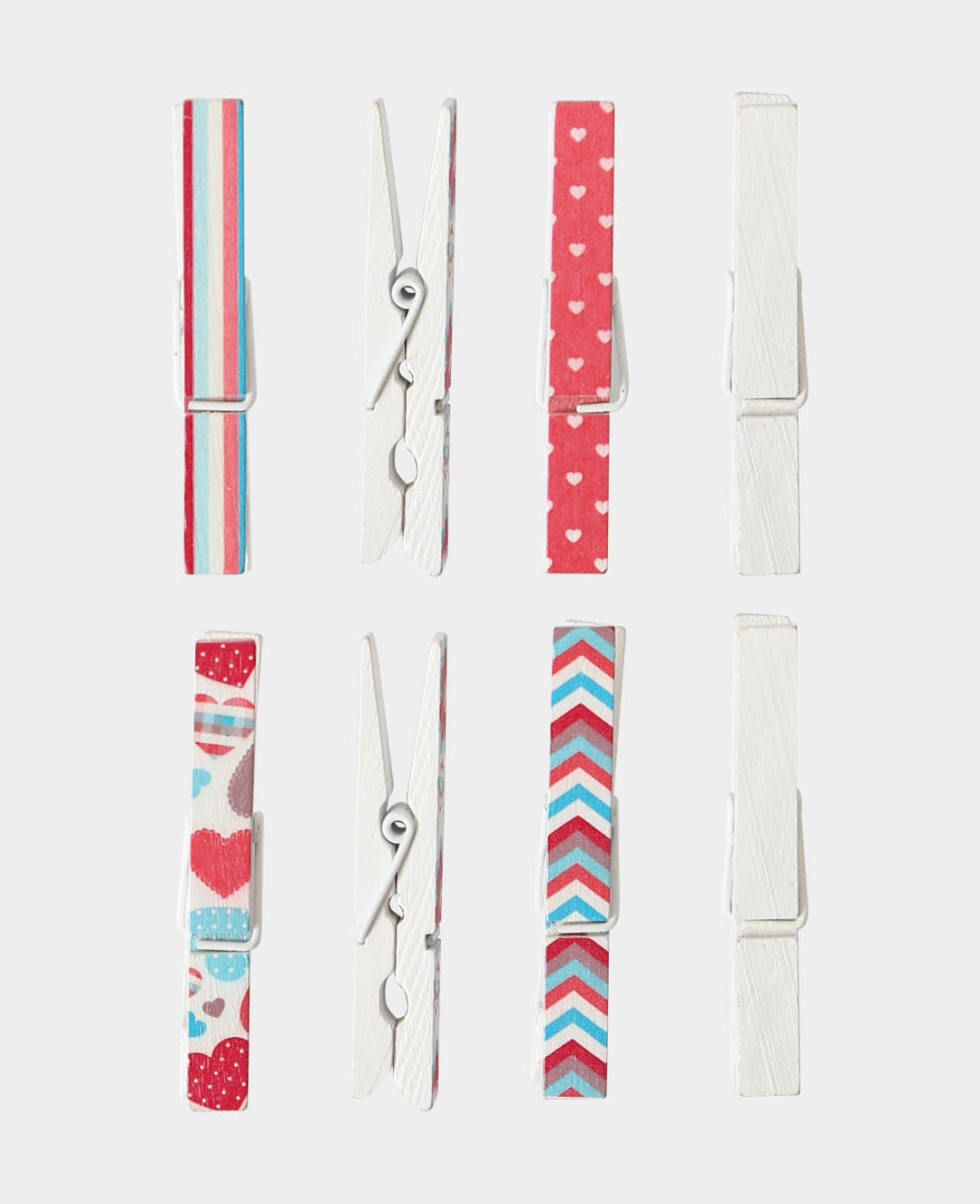 Wooden Clip III, 8 pcs.
