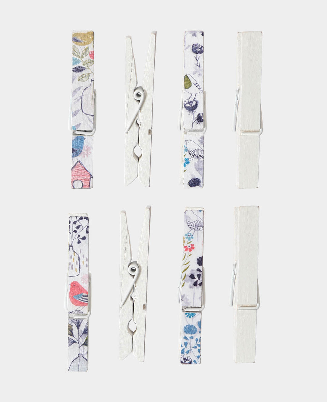 Wooden clip VI, 8 pcs.