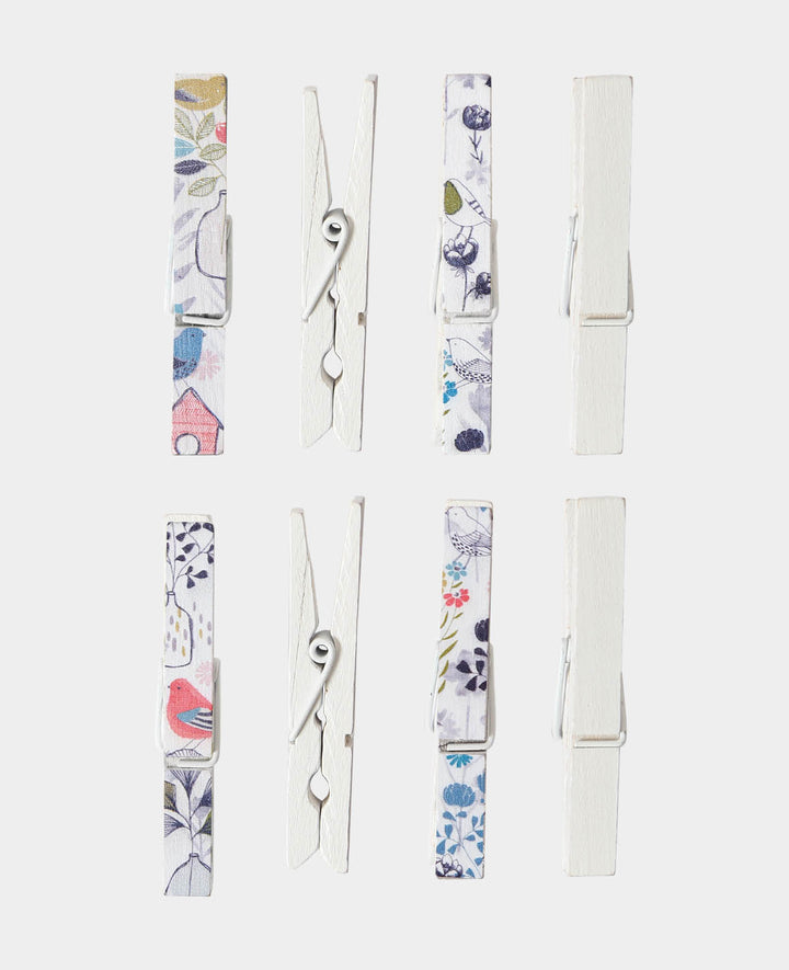 Wooden clip VI, 8 pcs.