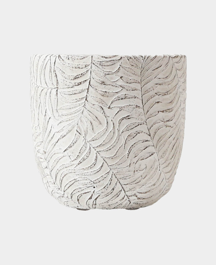 Flower Pot Jungle White, ø 10.5 x 10.5 cm