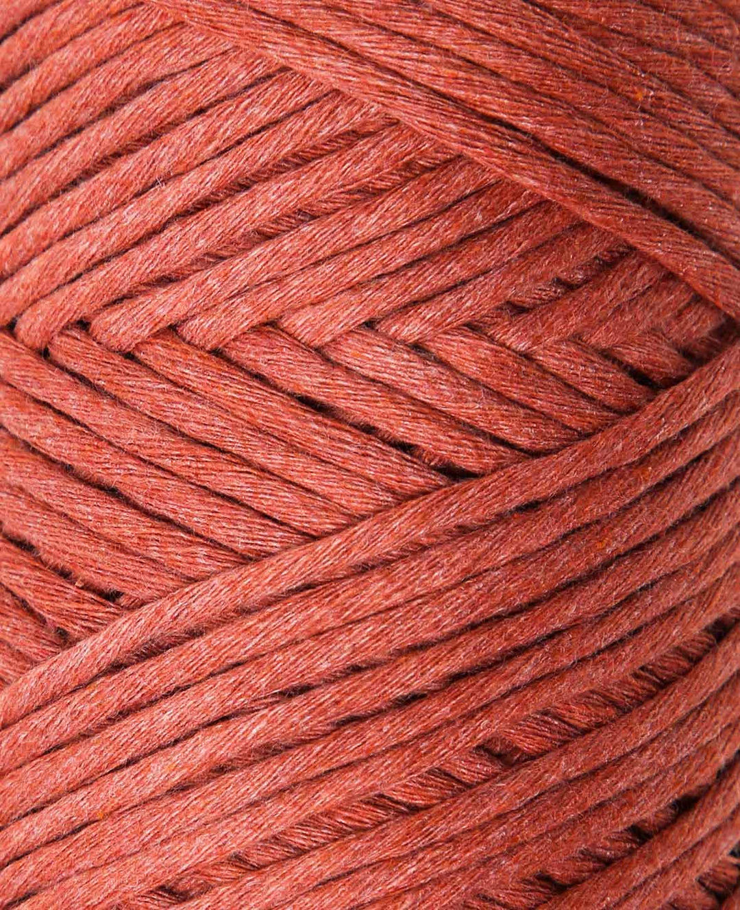 Carina rusty, Lalana Garn for Crochet, Knitting, Weaving &amp; Macrame Projects, Rust Red, 3 mm x approx. 120 m, approx. 200 g