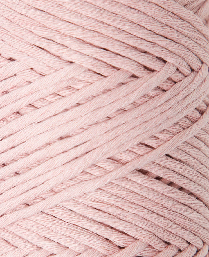 Fil Carina poudre, Lalana pour projets de crochet, tricot, tissage et macramé, rose, 3 mm x env. 120 m, env. 200 g